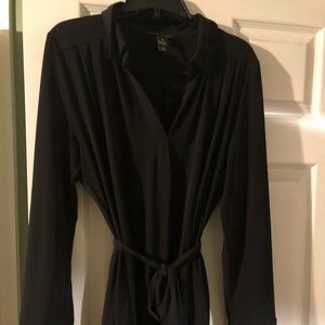 Size xl black shirt dress